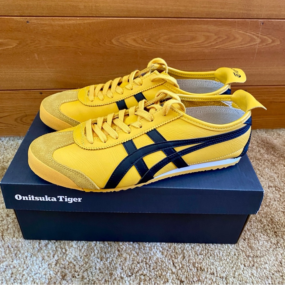 Onitsuka Tiger by Asics Yellow and Black Sneakers